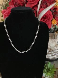 22" 6mm Pearl Necklace