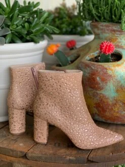 Betsey Johnson SB Cady Rhinestone World Bootie -Fashion Clothing Shop IMG 0865