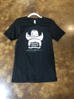Black Cowboy Pearl Snap Fever Tee