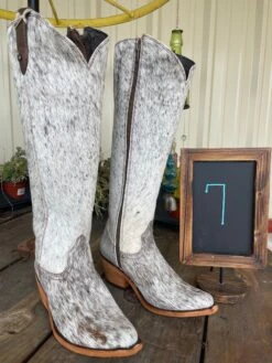 Kendra Liberty Black Tall Cowhide Boots -Fashion Clothing Shop IMG 1422 1