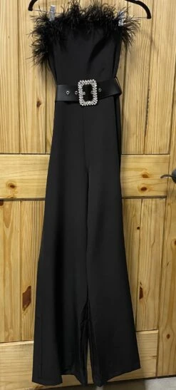 Feather Jumpsuit By Main Strip -Fashion Clothing Shop IMG 1926