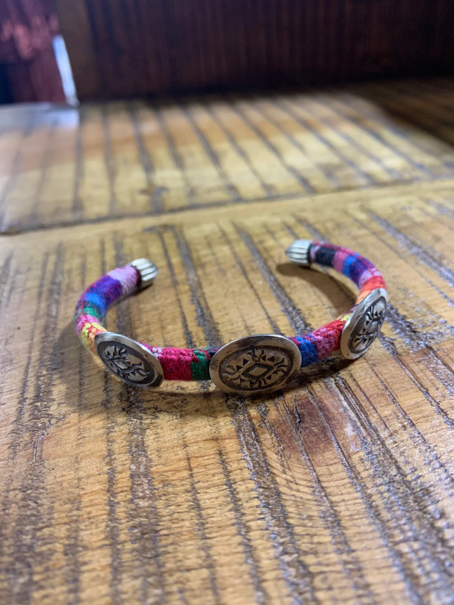 Barbosa Serape Concho Bracelet 3 Barbosa Serape Concho Bracelet