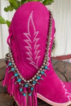 Turquoise Mini Squash Necklace And Earring Set -Fashion Clothing Shop IMG 2263 1