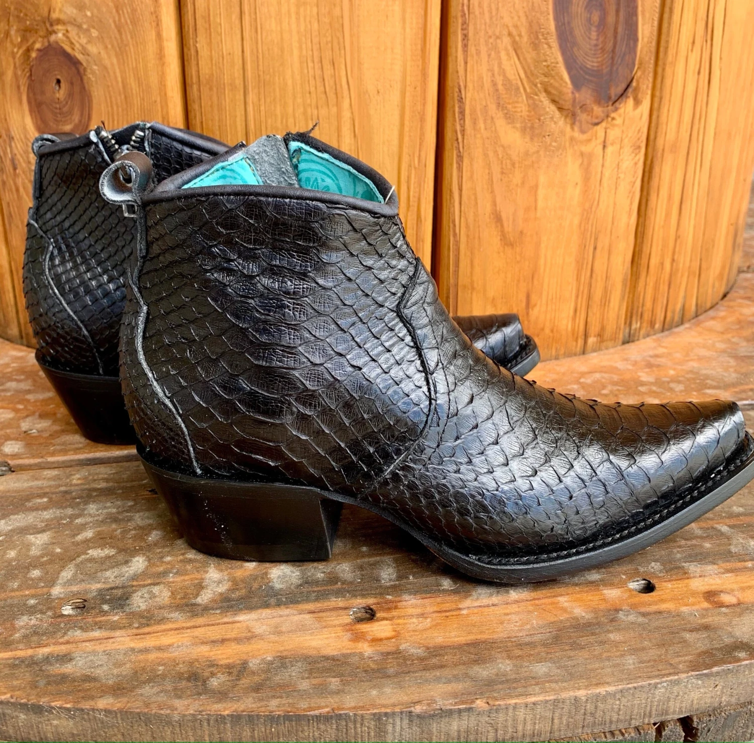 Corral Black Betty Boot-Shortie 3 Corral Black Betty Boot-Shortie