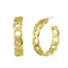 Mia Gold Hoop Earring-Nikki Smith -Fashion Clothing Shop IMG 3142
