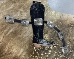 Barbosa Silver Horseshoe Belt