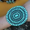 Large Round Turquoise Cluster Bracelet -Fashion Clothing Shop IMG 5763