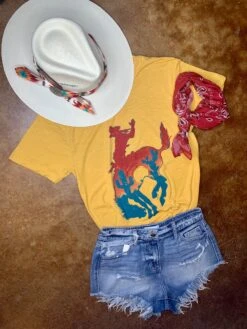 8 Seconds Bronc Graphic Tee