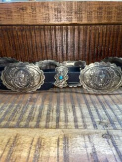 Barbosa Guadalupe Woman Concho Belt