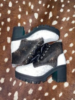 Alondra Cowhide Combat Boots -Fashion Clothing Shop IMG 7397