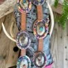 Barbosa Serape Silver Belt -Fashion Clothing Shop IMG 7905