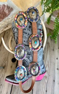 Barbosa Serape Silver Belt