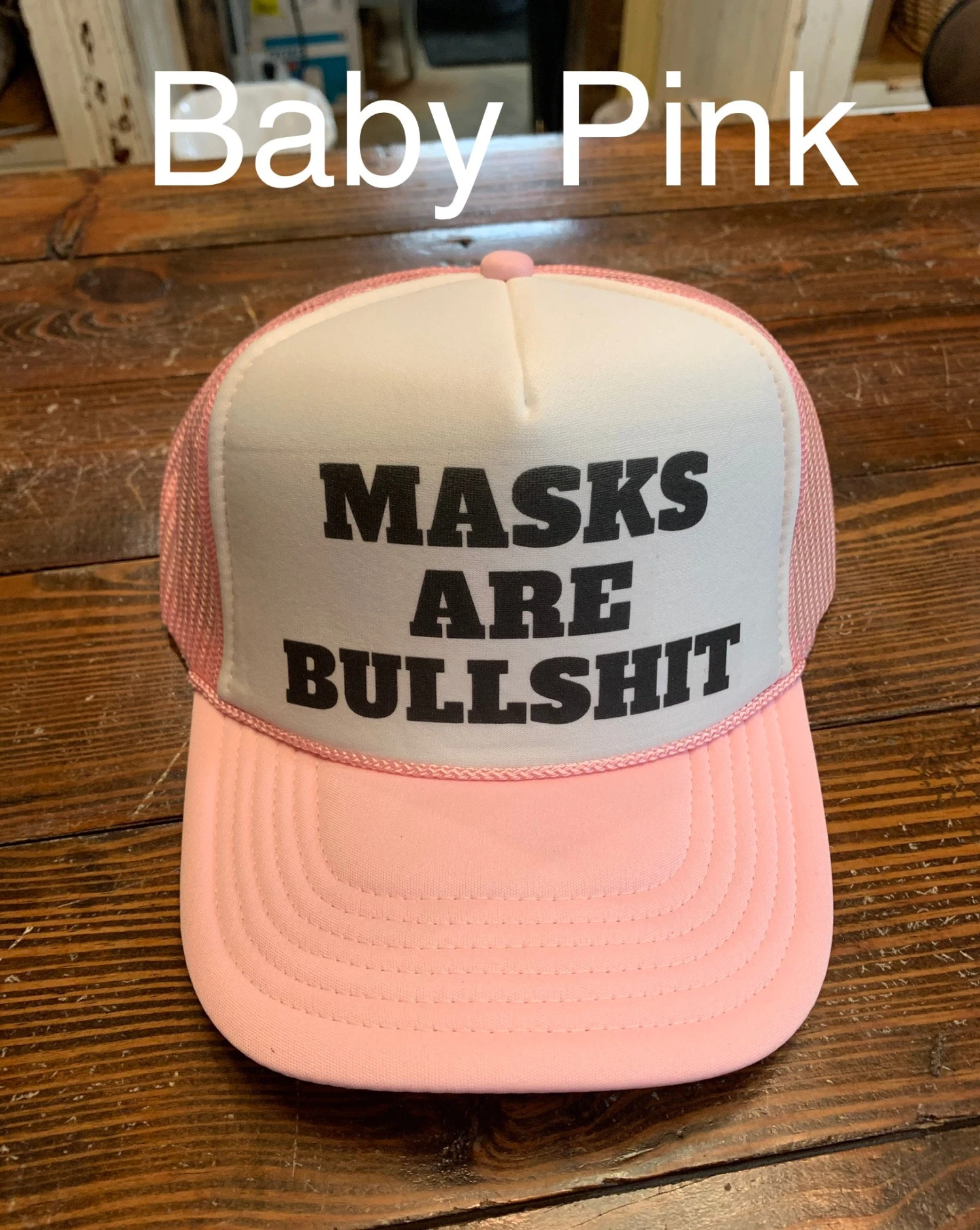 Masks Are Bullsh*t Trucker Hat 8 Masks Are Bullsh*t Trucker Hat - Image 6