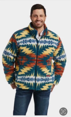 Pendleton Night Dance Teal Aztec Jacket