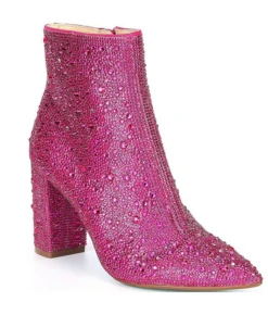 Betsey Johnson SB Cady Rhinestone World Bootie -Fashion Clothing Shop ScreenShot2021 09 20at2.52.49PM