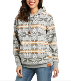 Pendleton Grey And White Aztec Print Unisex Hoodie -Fashion Clothing Shop ScreenShot2021 11 01at12.58.50PM