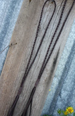 The Braided Bandit Leather Tassel Necklace - Medium Length -Fashion Clothing Shop Screen Shot 2019 10 29 at 1.51.54 PM