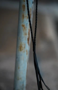 The Braided Bandit Leather Tassel Necklace - Medium Length -Fashion Clothing Shop Screen Shot 2019 10 29 at 1.52.26 PM