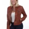 Scully Leather Brown Bomber Jacket -Fashion Clothing Shop Screen Shot 2019 11 11 at 3.20.21 PM