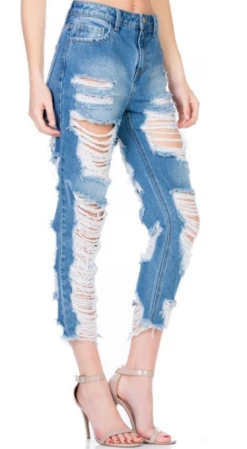 No Sensor Extreme Distressed Jeans -Fashion Clothing Shop Screen Shot 2019 11 25 at 12.58.26 PM