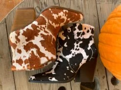 Bonnie Cow Booties