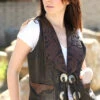 Wild Wild West Tooled Vest -Fashion Clothing Shop image 55c9b728 7e70 4435 80c0 7880189a3943