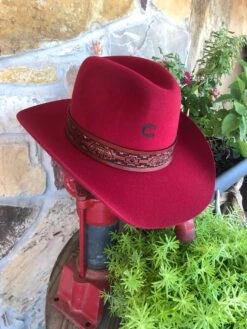 Charlie 1 Horse - Chief Hat In Red