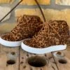 Stella Fringe Moccasin Wedge Booties - Leopard -Fashion Clothing Shop image 947cecf8 59bb 47af 9a3b 0f52e738959d