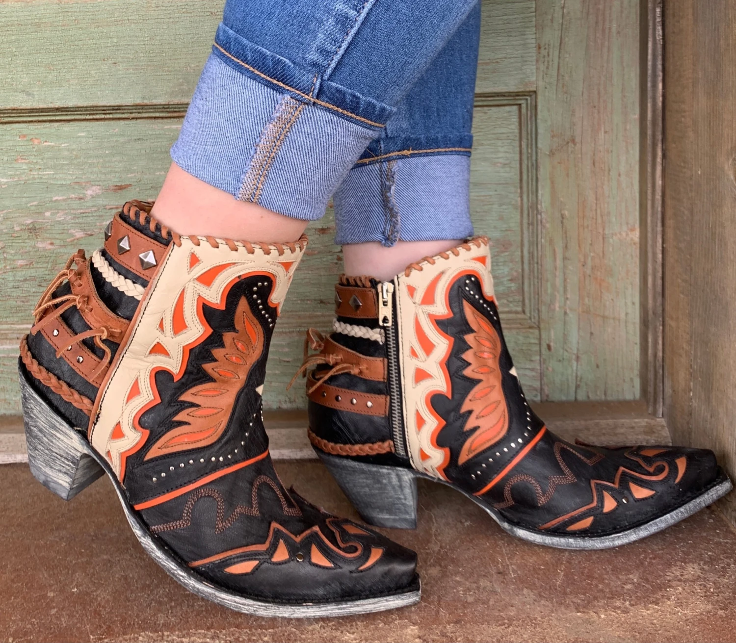 Old Gringo Eagle Flight Bootie - Black 3 Old Gringo Eagle Flight Bootie - Black