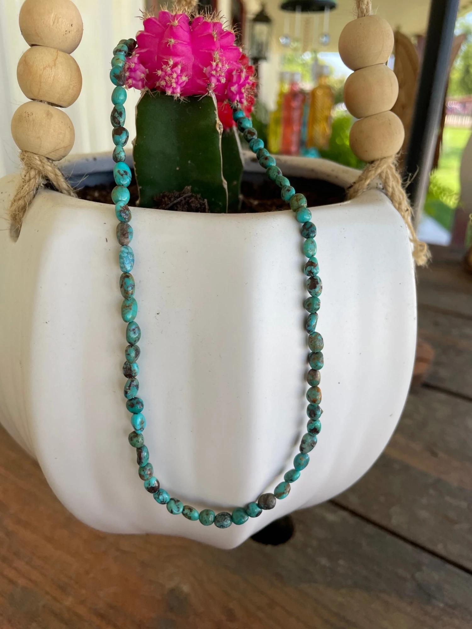 Circle Stone 16" Necklace 3 Circle Stone 16" Necklace